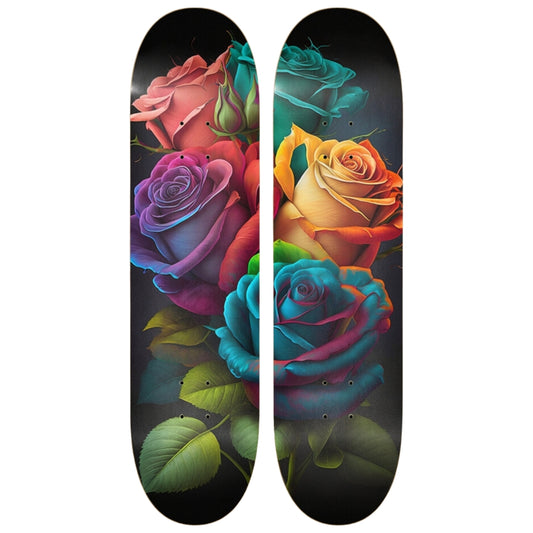 Floral Flow | Skateboard Wall Art