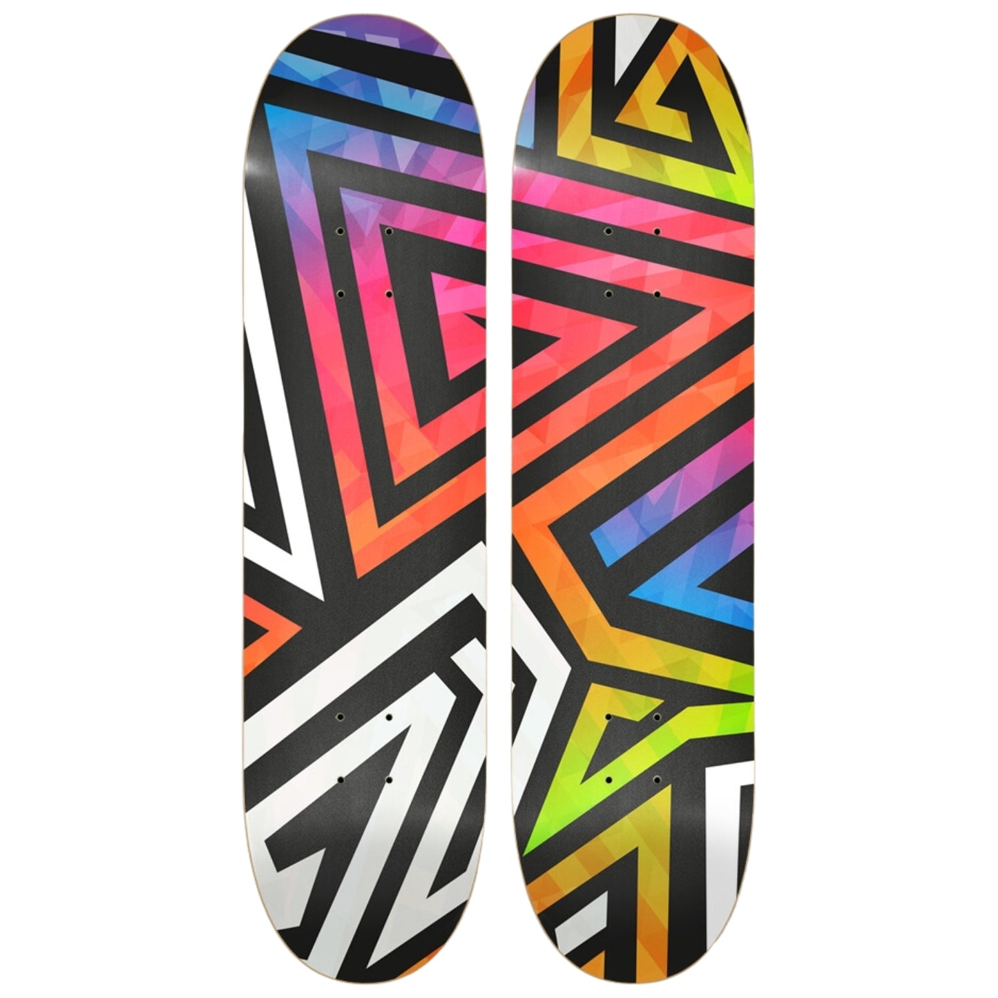 Colorwave | Skateboard Wall Art