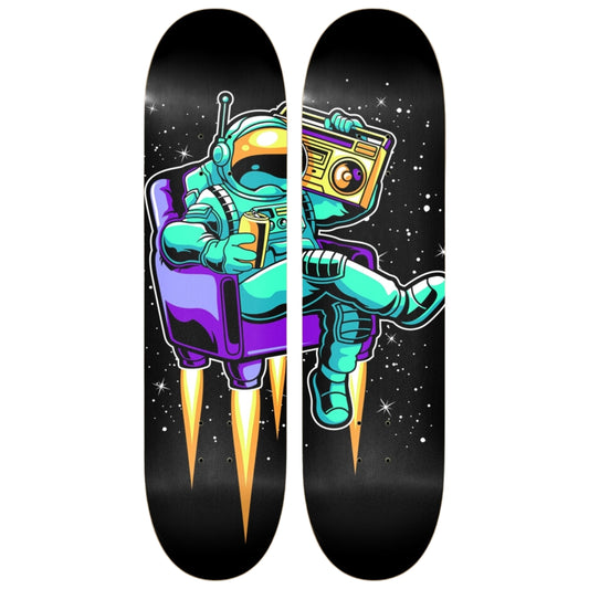 Astro Rider | Skateboard Wall Art