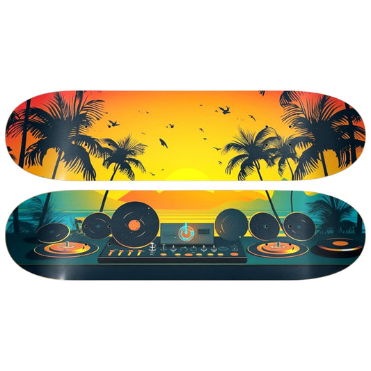 Sunset Sessions | Skateboard Wall Art