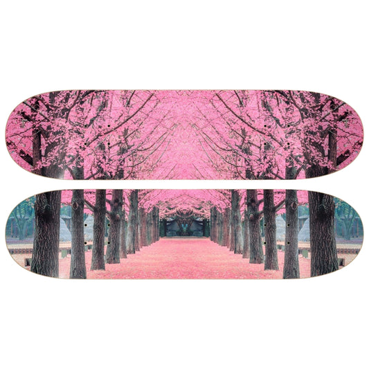 Pink Blossom | Skateboard Wall Art