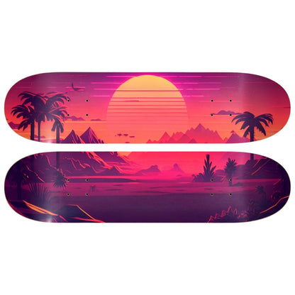 Palm Paradise | Skateboard Wall Art