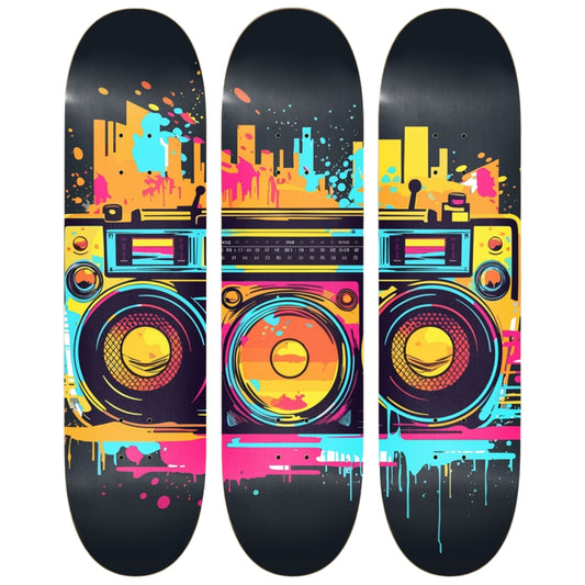 Graffiti Groove | Skateboard Wall Art