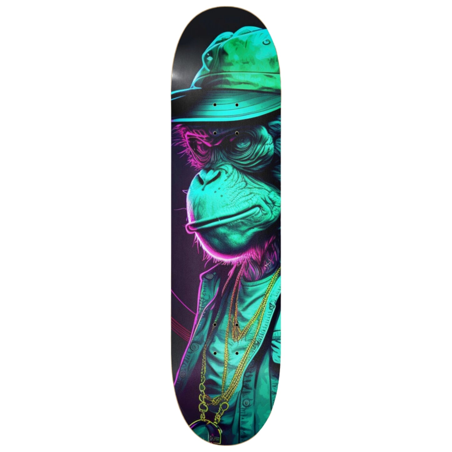 Chimp Mischief | Skateboard Wall Art