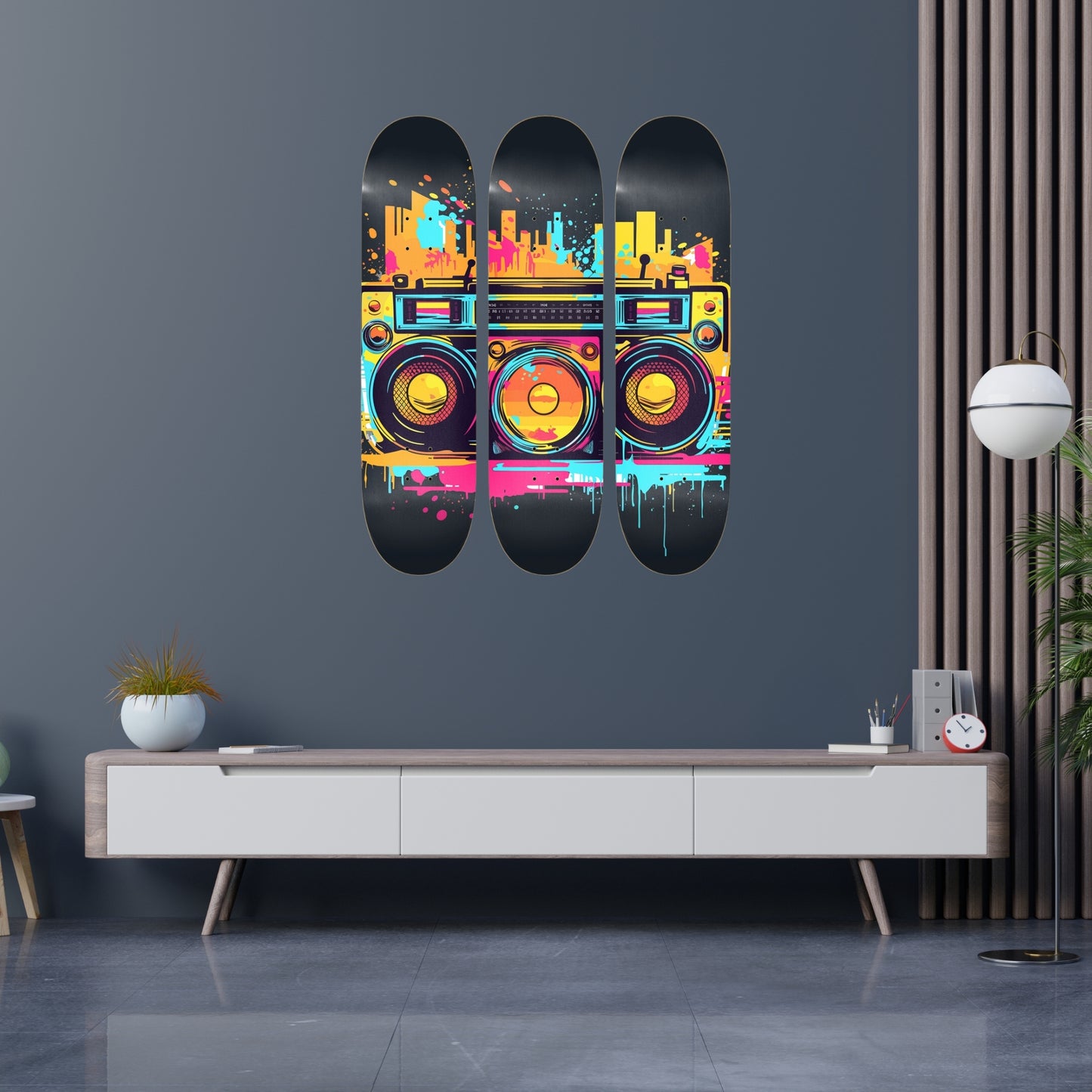 Graffiti Groove | Skateboard Wall Art